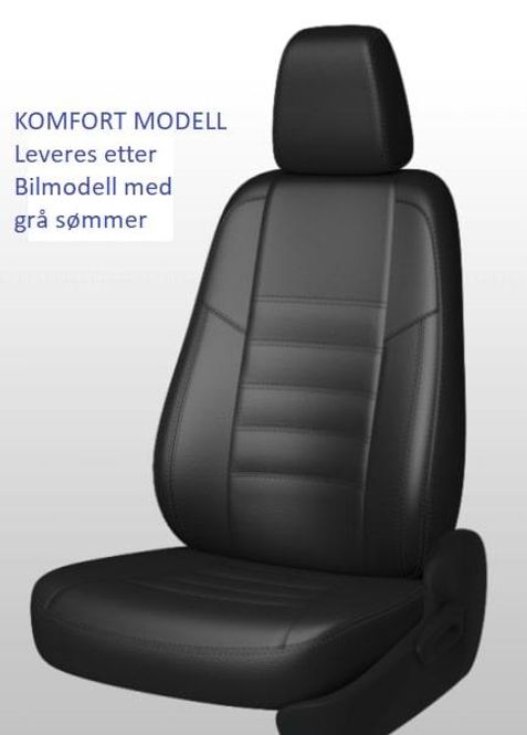 Hovedbilde Ford Transit Custom 24-> Setetrekk i Skinn 1+2 