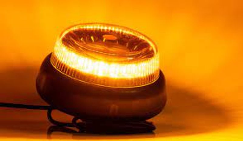 Varsellys LED E med sentral bolt