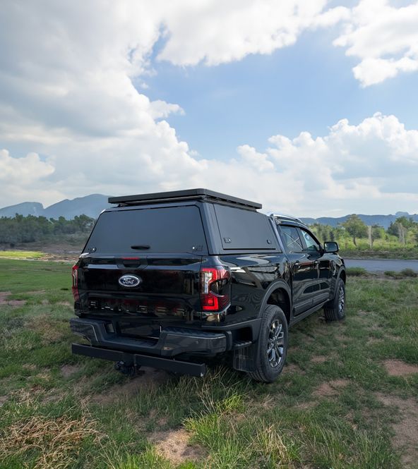 Hovedbilde Takgrind Hardtop & Universal 115X135 cm sort mat alu