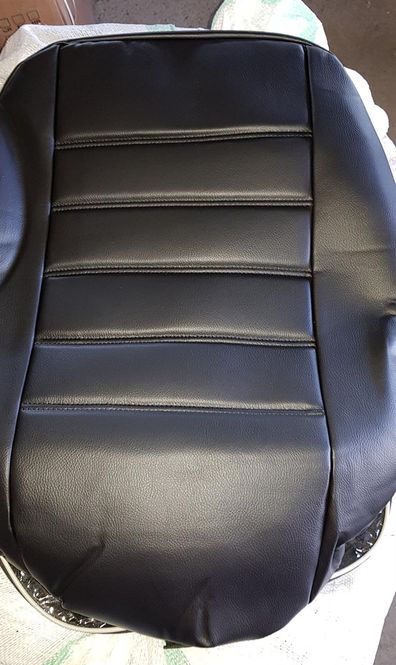 Hovedbilde Setetrekk i skinn Sprinter 2006-2018 Crafter 2006-16 1+2 Sort 