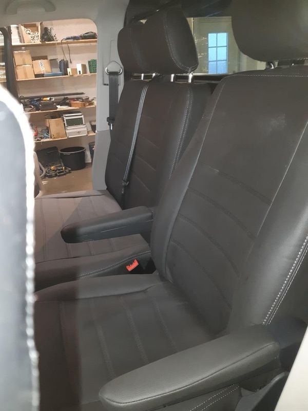 Setetrekk i skinn Transporter T6 T6.1  1+2