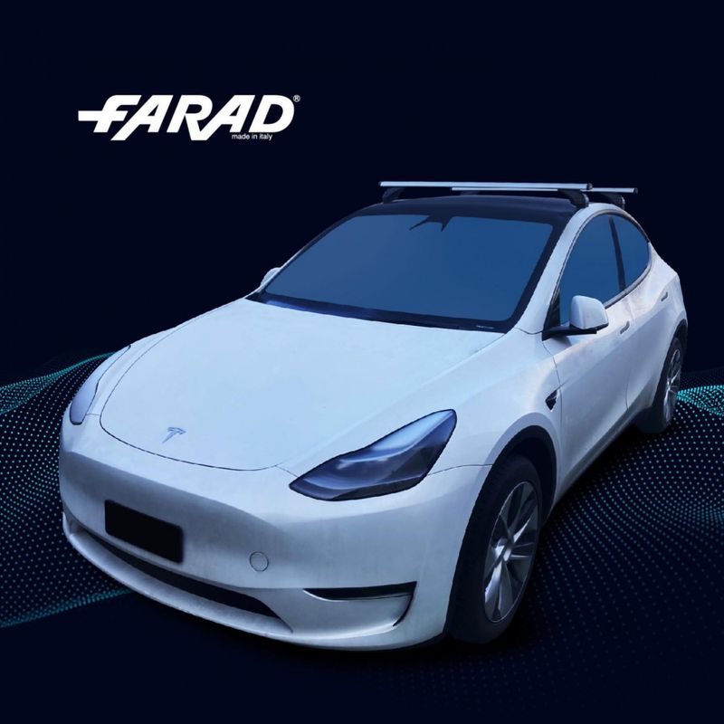 Takstativ TESLA MODEL 3 2017> Aerodynamic profiler Sort